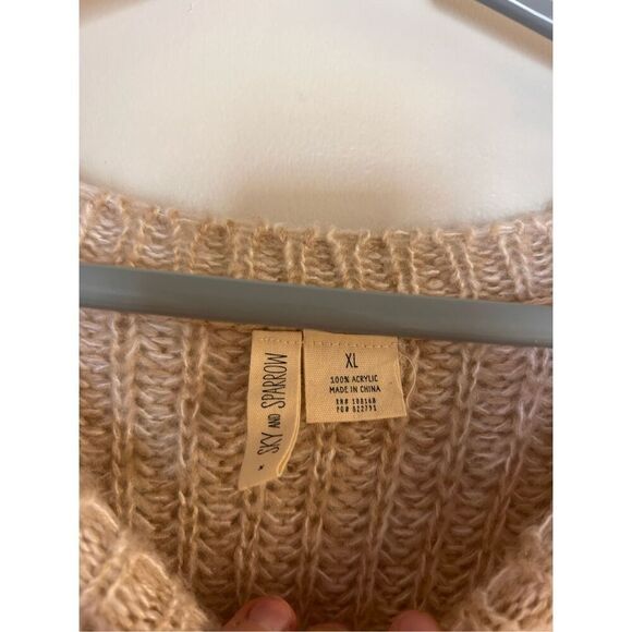Sky & Sparrow tan sweater size XL - Picture 3 of 3